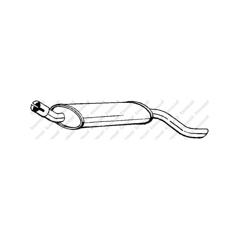 Silencieux arrière BOSAL 185-003