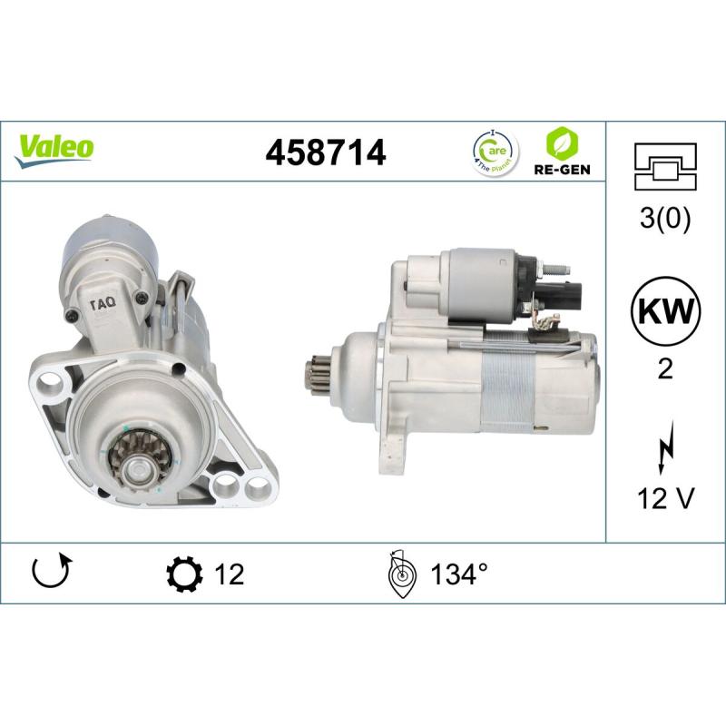 Démarreur VALEO 458714 - Visuel 1