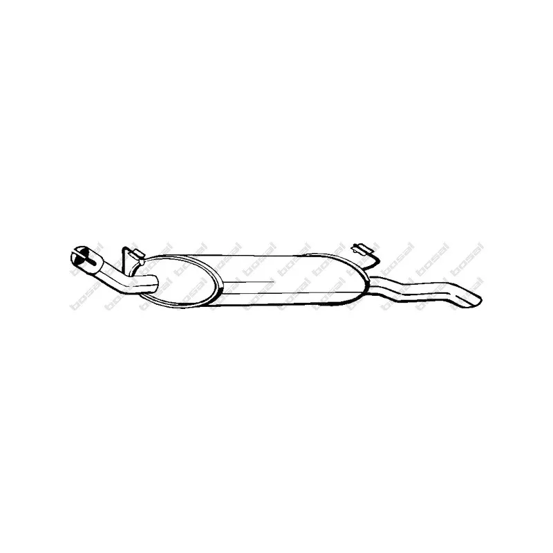 Silencieux arrière BOSAL 185-137