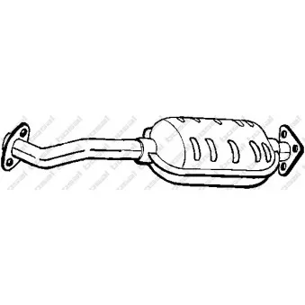 Silencieux central BOSAL 185-139
