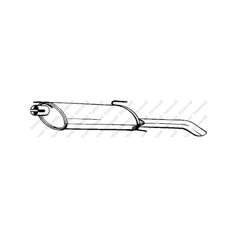 Silencieux arrière BOSAL 185-217