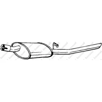 Silencieux arrière BOSAL