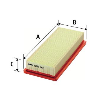 Filtre à air VALEO 585081