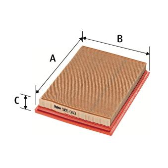 Filtre à air VALEO 585083