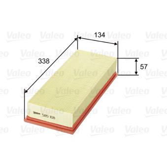 Filtre à air VALEO 585108