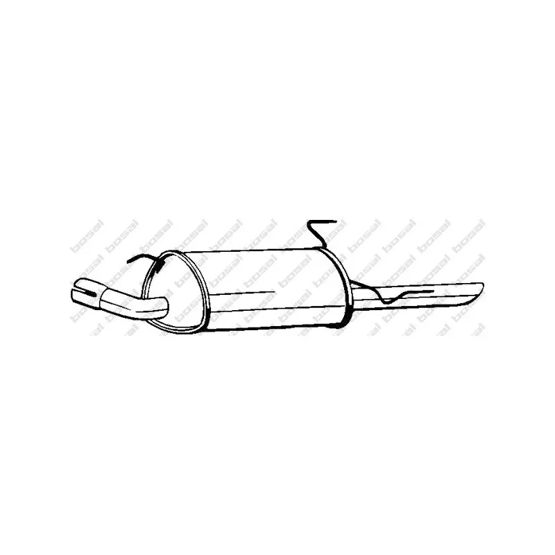 Silencieux arrière BOSAL 185-405