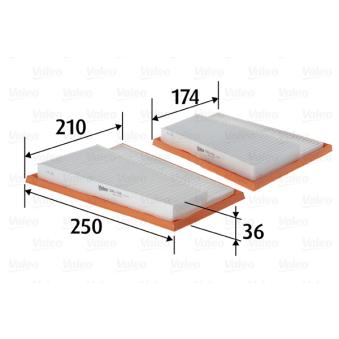 Filtre à air VALEO 585430
