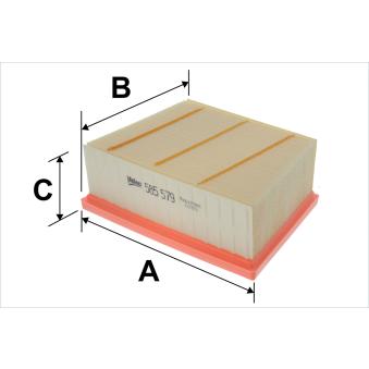 Filtre à air VALEO 585579