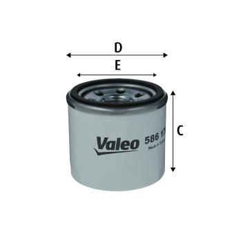 Filtre à huile VALEO 586170