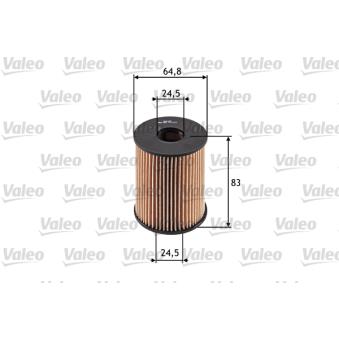 Filtre à huile VALEO 586516
