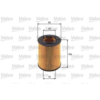 Filtre à huile VALEO