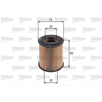 Filtre à huile VALEO 586542