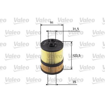 Filtre à huile VALEO 586549