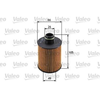 Filtre à huile VALEO