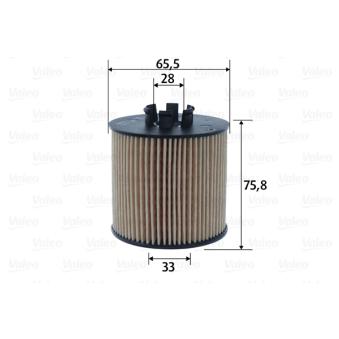 Filtre à huile VALEO 586598