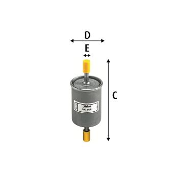 Filtre à carburant VALEO