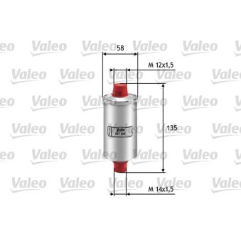 Filtre à carburant VALEO 587200