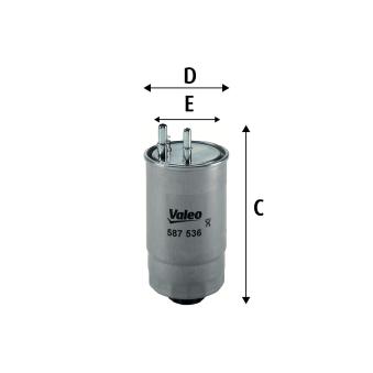 Filtre à carburant VALEO