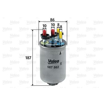 Filtre à carburant VALEO