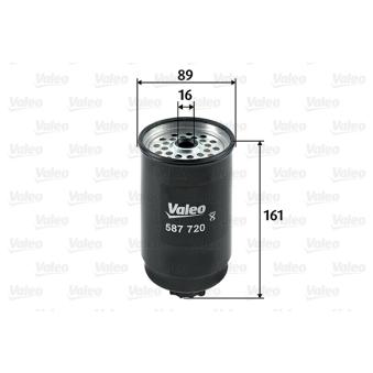 Filtre à carburant VALEO 587720