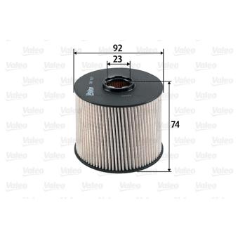 Filtre à carburant VALEO