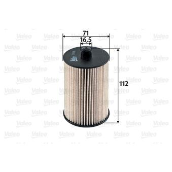 Filtre à carburant VALEO