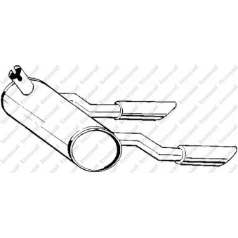Silencieux arrière BOSAL