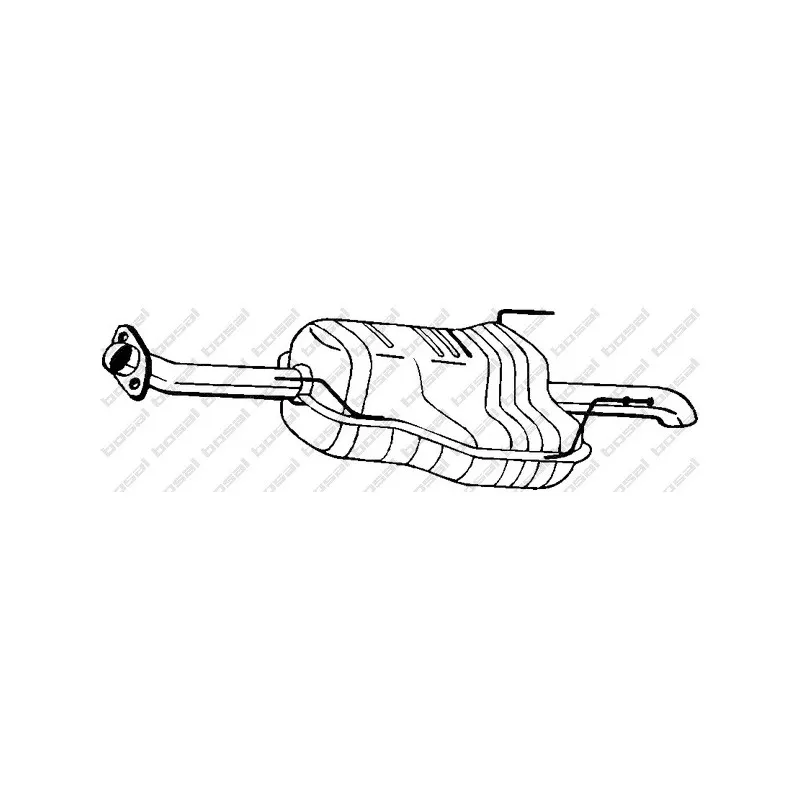 Silencieux arrière BOSAL 185-601