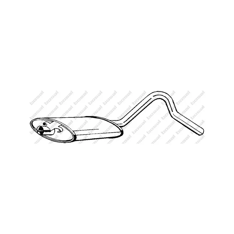 Silencieux central BOSAL 185-731