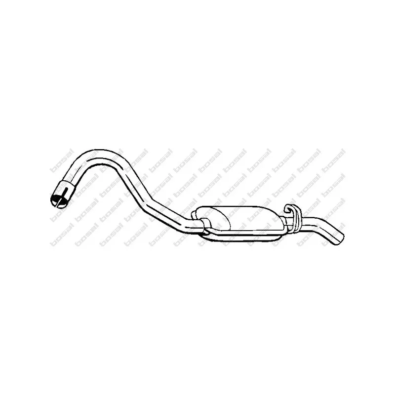 Silencieux arrière BOSAL 185-855