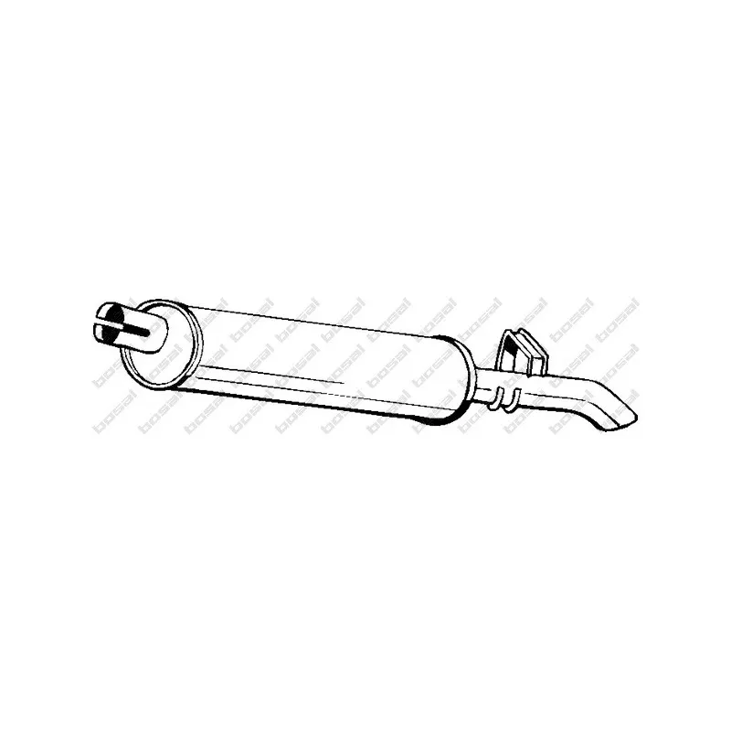 Silencieux arrière BOSAL 185-939