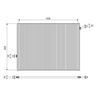 Radiateur, refroidissement du moteur VALEO 701290