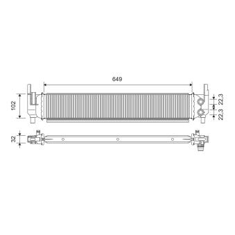 Radiateur, refroidissement du moteur VALEO 701362