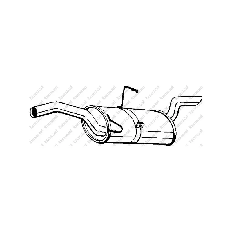 Silencieux arrière BOSAL 190-101