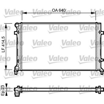 Radiateur, refroidissement du moteur VALEO 734332