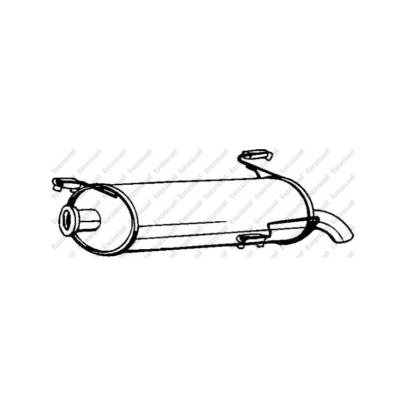 Silencieux arrière BOSAL 190-219