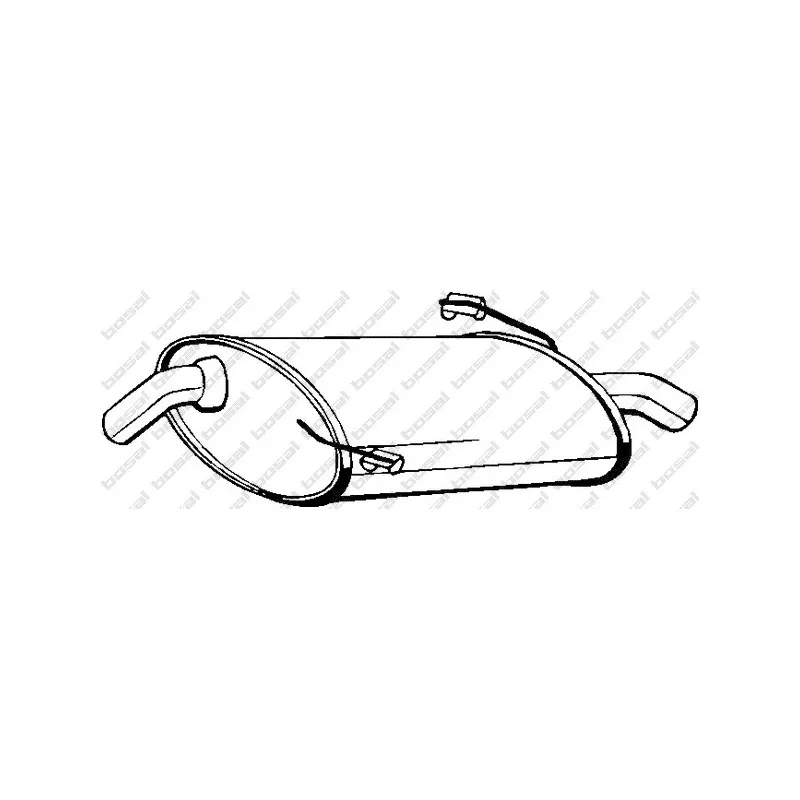 Silencieux arrière BOSAL 190-239