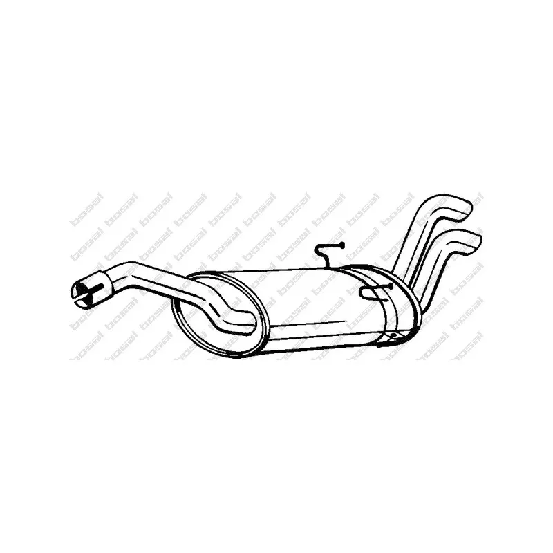 Silencieux arrière BOSAL 190-297