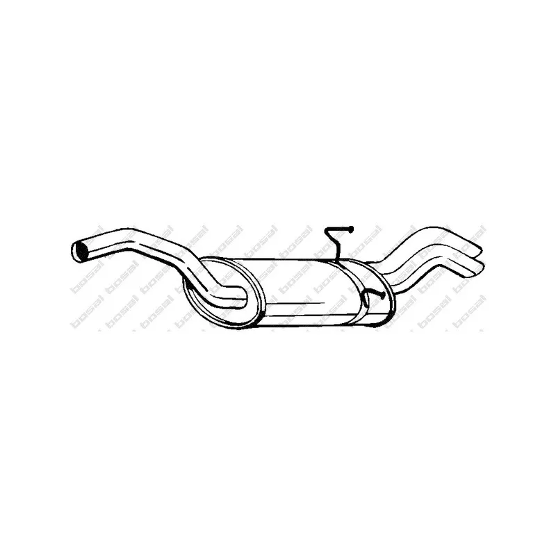Silencieux arrière BOSAL 190-301