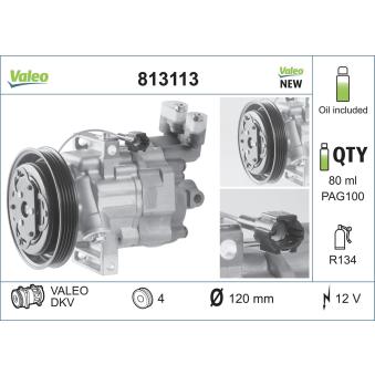 Compresseur, climatisation VALEO 813113