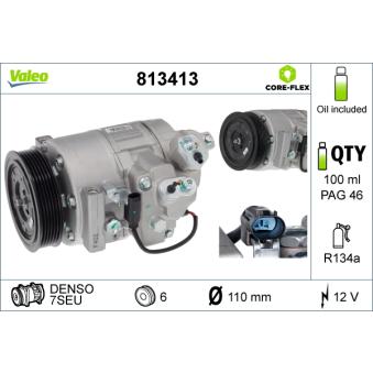 Compresseur, climatisation VALEO 813413