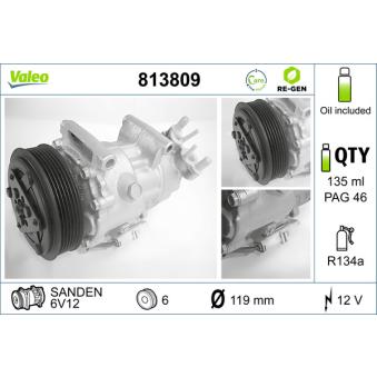 Compresseur, climatisation VALEO