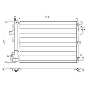 Condenseur, climatisation VALEO