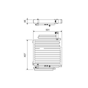 Condenseur, climatisation VALEO 814296