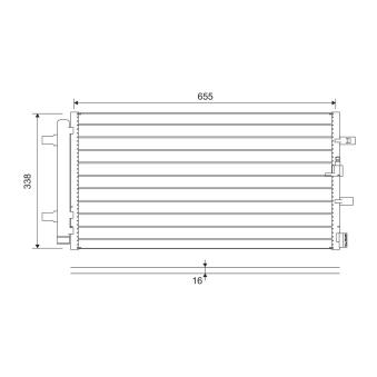 Condenseur, climatisation VALEO