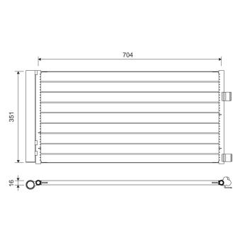 Condenseur, climatisation VALEO 814378