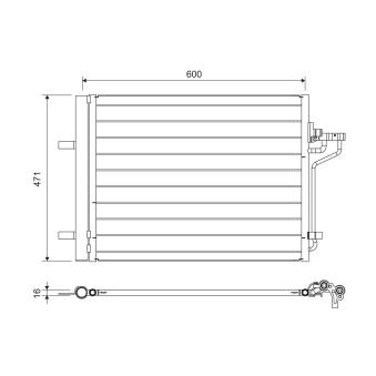 Condenseur, climatisation VALEO