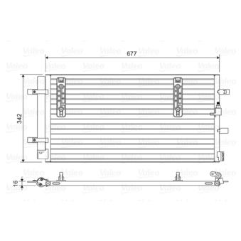 Condenseur, climatisation VALEO