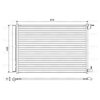 Condenseur, climatisation VALEO 814468