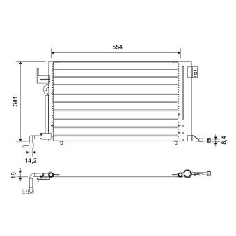 Condenseur, climatisation VALEO
